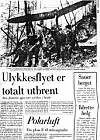 Flystyrten i Sauda fekk brei omtale i Stavanger Aftenblad.