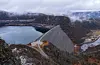 Frå dammane til Agder Energi i Bykle i Setesdal.