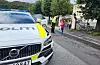 Politiet gjennomfører kvart år skulekontrollar i samband med skulestart. Her er politiet på besøk på Fløgstad skule ved eit anna høve.