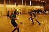 Høg aktivitet i Saudahallen da Sauda Idrettslag arrangerte romjulsturnering for dei yngste fredag.