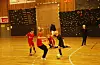 Høg aktivitet i Saudahallen da Sauda Idrettslag arrangerte romjulsturnering for dei yngste fredag.