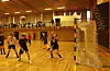 Høg aktivitet i Saudahallen da Sauda Idrettslag arrangerte romjulsturnering for dei yngste fredag.