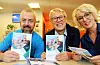 For første gong blir det arrangert ein Barn er Bra-festival i Sauda. Arrangøren legg opp til eit variert program med fleire ulike aktivitetar. Desse tre i arrangørkomiteen er superklare: Sveinung Helgesen, Espen Gya og Astrid Espeland. Foto: Ingvil Bakka.