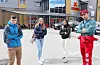 Håvard Handeland (frå venstre), Siri Håheim, Joy Katrin Aartun og Fadi Omar ber dei som har stelt om å oppsøka butikkleiinga for å gjera opp for seg.