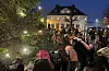 Bilder frå julegateopninga i Sauda 30. november 2024.