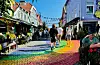 Fin stemning i Fargegata i Stavanger.