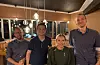 Andreas Rolfsen, Håvard Handeland, Sigrid Bojesen Fatnes og Espen Geelmuyden Rød under fredagens arrangement på Alfred.