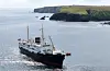 MS Nordstjernen kjem til Sauda på cruisebesøk, og blir liggande til kai laurdag. Her er skipet avbilda utanfor Shetland.