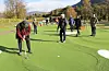 Minigolf har blitt ein populær aktivitet ved Andedammen. Mange saudabuar gir sin grasrotandel til Andedammens venner og deira arbeid.