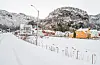 Hellandsbygd er isolert på grunn av vinterstengt fylkesveg i retning Røldal, og rasstengt fylkesveg i retning Sauda. Arkivfoto: