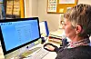 Abonnementansvarleg i avisa Ryfylke, Jane Haukeland, er parat til å ta imot spørsmål rundt den nye digitale ordninga.