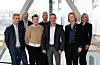 Delar av Iverson sitt team. Frå venstre: Gunnar Andre Gauthun (HUB-koordinator), Erlend Finsnes (forretningsutviklar), Kateryna Hunsbeth (driftsleiar), Torfinn Opheim (samfunnskontakt), Ghostavo Halawy (sivil- og konstruksjonsingeniør), Hege Økland (dagleg leiar) og Ekaterina Berget (HMS- og teknisk sikkerheitsspesialist).