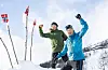 Runar Torpe Lien (til venstre) og Glenn Tore Løland gjekk heilt til topps i den ellevte utgåva av Åsnes Expedition Amundsen.