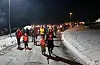Fakkeltoget rundt Brekke vesle julaftan gjekk i kaldt og klårt vinterver.