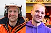 Eirik Birkelandindustrientusiast (til venstre) og Espen Geelmuyden Rød, samfunnsvitar