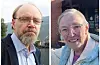 Gunnel Mørk, listetopp, og Alan G. Thompson, listekandidat, Sauda SV.