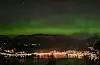 Nordlys sett frå Maldalsvegen.