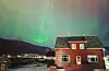 Nordlys over Sauda.