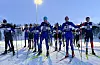 Klare til start! På bildet står mellom andre Torben Djuv Søfting (38), lver Bastlien (37, delvis skjult), Elias Dybing (36), Geir Magne Ness (55), Olav Dybing Bakka (41) og Jone Øverland (50).